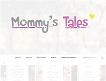 Tablet Screenshot of mommystales.com